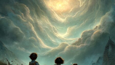 Çocuklarda parlayan gökyüzü ile görme rüyası görmek