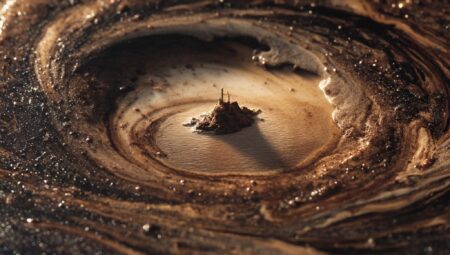 Kahve Falında Gizemli Deniz ve Kayıp Ada Görüntüsü