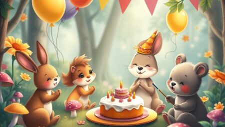 Renkli Ormanda Minik Dostlar Partisi